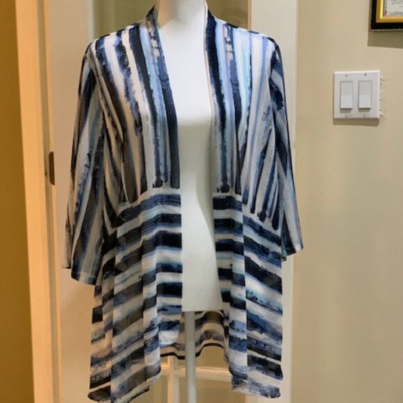 Zozo 3/4 Sleeve Draped Top Size XL - Picture 1 of 5
